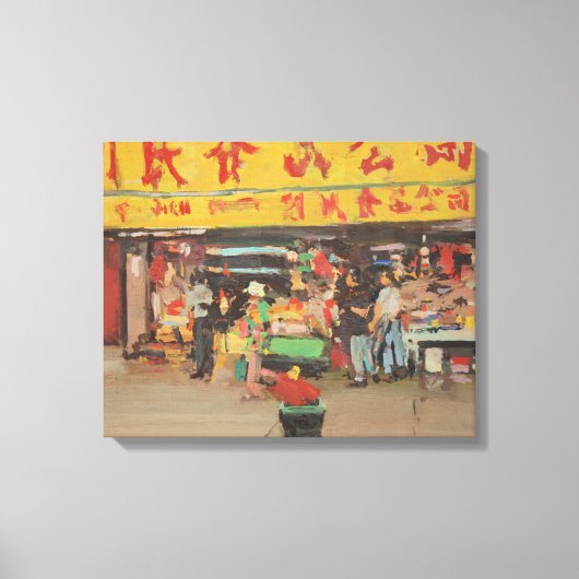 Chinatown New York 2012 Canvas Afdruk (Voorkant)