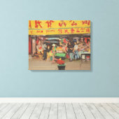 Chinatown New York 2012 Canvas Afdruk (Insitu (Houten vloer))