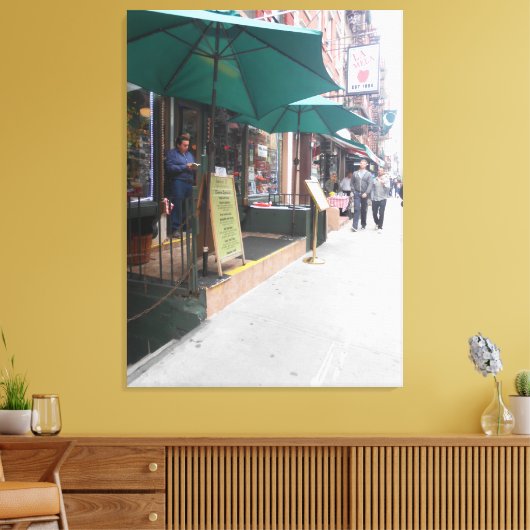 ChinaTown, New York City Canvas Afdruk (Insitu (Woonkamer))