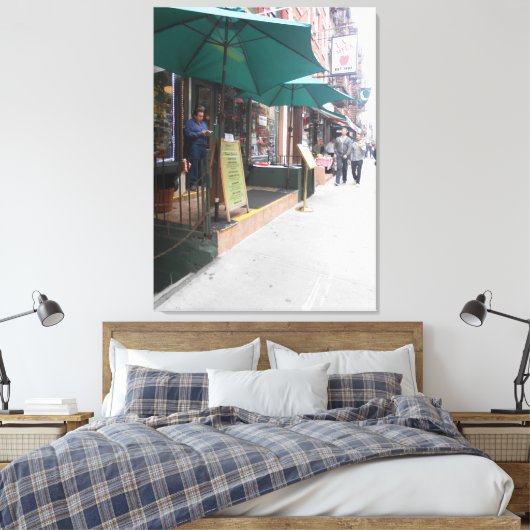 ChinaTown, New York City Canvas Afdruk (Insitu (Slaapkamer))