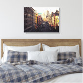 Chinatown New York City Canvas Afdruk (Insitu (Slaapkamer))