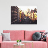 Chinatown New York City Canvas Afdruk (Insitu (Woonkamer))
