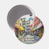 Chinatown, New York City Magneet (Voorkant / Achterkant)