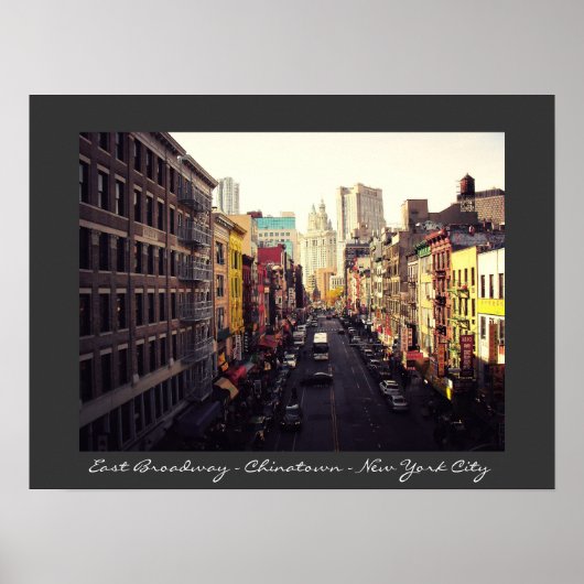 Chinatown - New York City Poster (Voorkant)