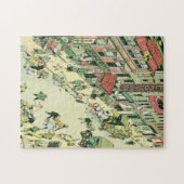 Chinatown NY Manhattan street scene Tony Sarg Legpuzzel (Horizontaal)