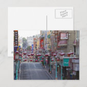 Chinatown op Grant Street in San Francisco. Briefkaart (Voorkant / Achterkant)