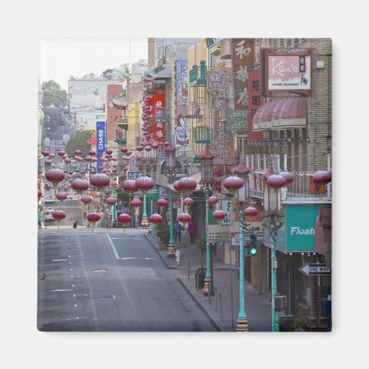 Chinatown op Grant Street in San Francisco. Magneet (Voorkant)