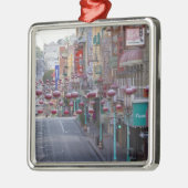 Chinatown op Grant Street in San Francisco. Metalen Ornament (Links)