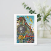 Chinatown Parade for Portola Festival Briefkaart (Staand voorkant)