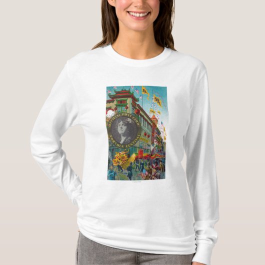 Chinatown Parade for Portola Festival T-shirt (Voorkant)