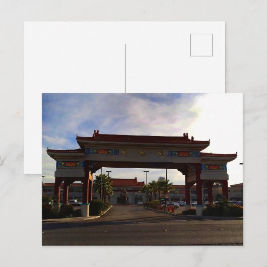 Chinatown Plaza, Las Vegas #2 Briefkaart (Voorkant / Achterkant)