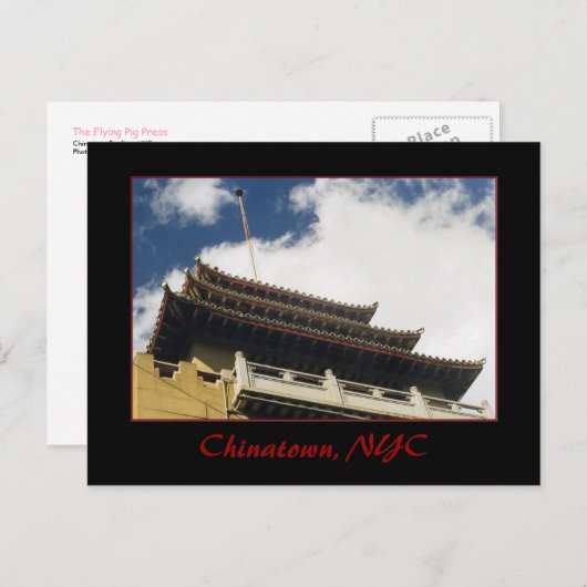 Chinatown Rooftop Briefkaart (Voorkant / Achterkant)