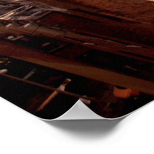 Chinatown Rooftop Graffiti Poster (Hoek)