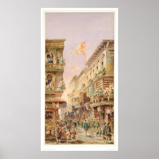 Chinatown San Francisco (0108A) Poster (Voorkant)