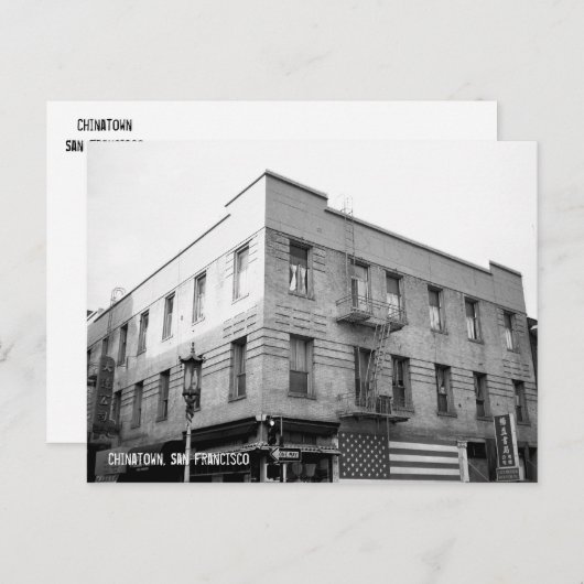 Chinatown, San Francisco Briefkaart (Voorkant / Achterkant)