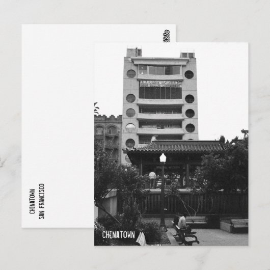chinatown , san francisco briefkaart (Voorkant / Achterkant)