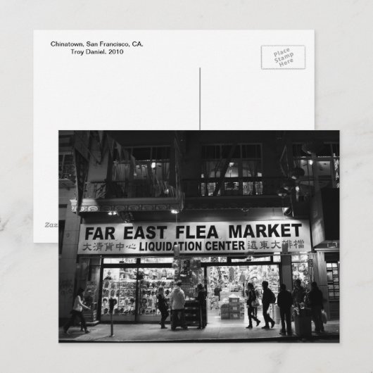 Chinatown, San Francisco, CA. Briefkaart (Voorkant / Achterkant)