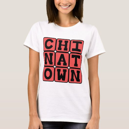 Chinatown, San Francisco District T-shirt (Voorkant)