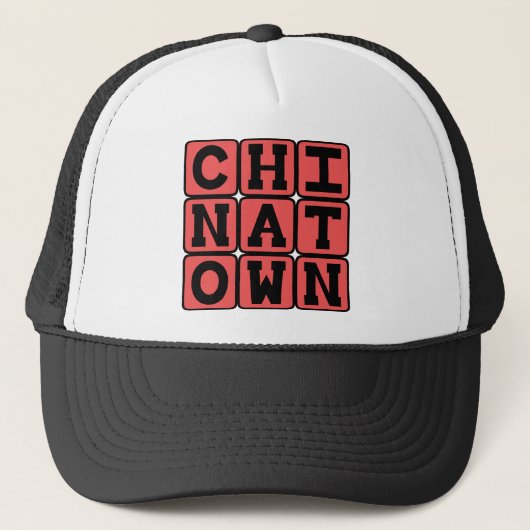 Chinatown, San Francisco District Trucker Pet (Voorkant)