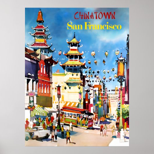 Chinatown, San Francisco Poster (Voorkant)