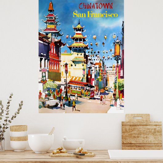 Chinatown, San Francisco Poster (Keuken)