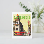  Chinatown San Francisco Travel Briefkaart (Staand voorkant)