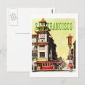  Chinatown San Francisco Travel Briefkaart (Voorkant / Achterkant)