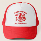 Chinatown San Francisco Trucker Pet (Voorkant)