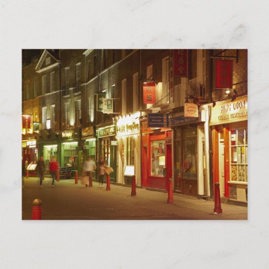 Chinatown, Soho, Londen, Engeland, Verenigd Konink Briefkaart (Voorkant)