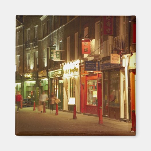 Chinatown, Soho, Londen, Engeland, Verenigd Konink Magneet (Voorkant)