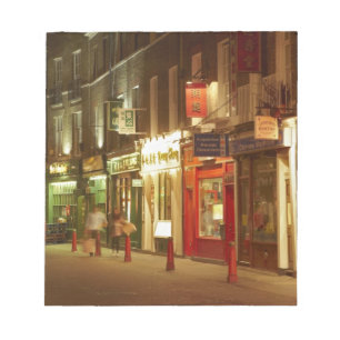Chinatown, Soho, Londen, Engeland, Verenigd Konink Notitieblok