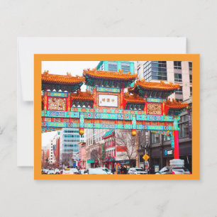 Chinatown. Washington, DC, Verenigde Staten Briefkaart