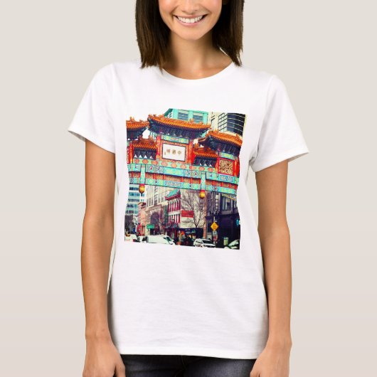 Chinatown, Washington DC. Verenigde Staten T-shirt (Voorkant)