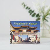 Chinatown's Friendship Archway in Washington, DC. Briefkaart (Staand voorkant)