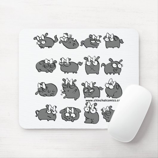 ChinChatcomics Original Rolo Muismat (Met muis)