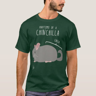 Chinchilla-anatomie 1 t-shirt