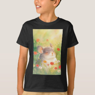 Chinchilla Bloemenoase T-shirt