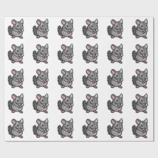 Chinchilla Cadeaupapier (Vlak)