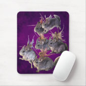 Chinchilla Cavalry Mousepad Muismat (Met muis)