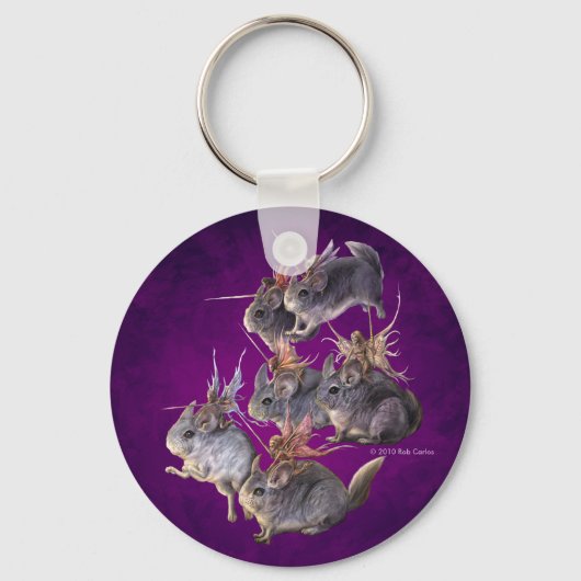 Chinchilla Cavalry Sleutelhanger (Voorkant)