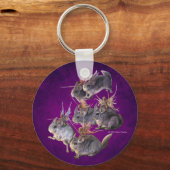 Chinchilla Cavalry Sleutelhanger (Voorkant)