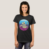 Chinchilla Chinchillas Relax Retro Vacation Pet T-shirt (Voorkant volledig)
