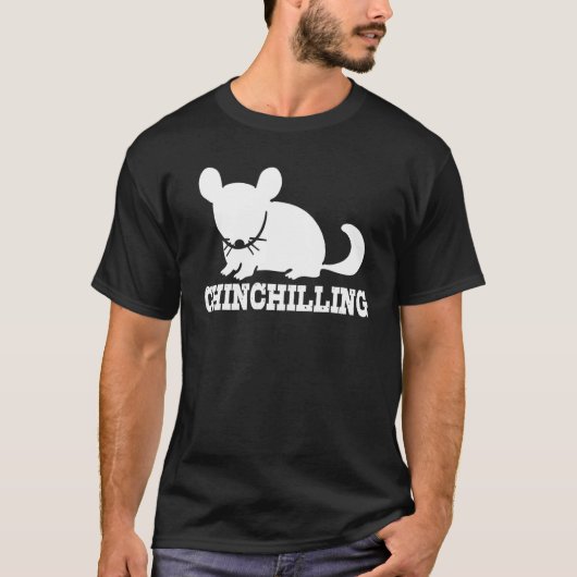 Chinchilla Chinchillas Wool Mouse Rod T-shirt (Voorkant)