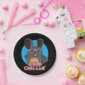 Chinchilla Chinchilline I Cool Sunbribril Gift Papieren Bordje (Feest)