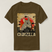 Chinchilla Chinzilla Retro Chinchilla Lovers Funn T-shirt (Design voorkant)
