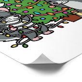 Chinchilla Christmas Tree Poster (Hoek)