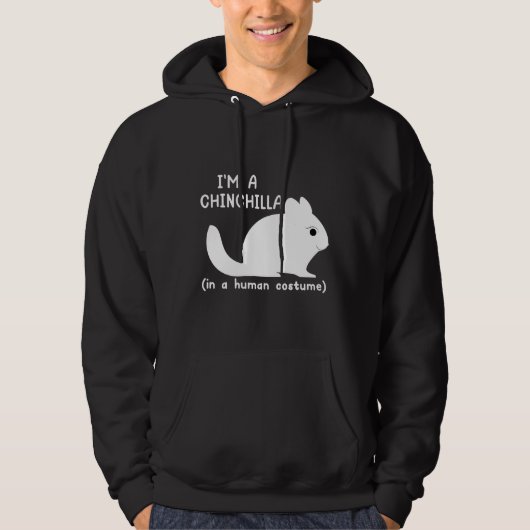 Chinchilla Costume Cute Chinchillas Hoodie (Voorkant)