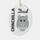 Chinchilla Dad Ornament (Rechts)