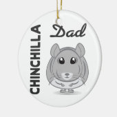 Chinchilla Dad Ornament (Links)