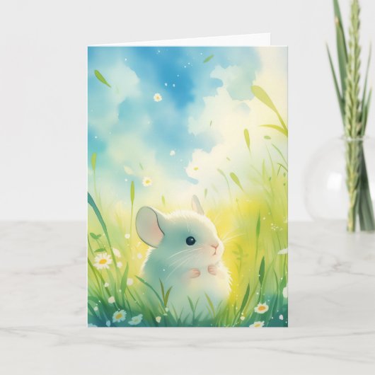 Chinchilla-dag onder de zon kaart (Voorkant)